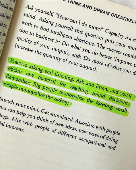 ✨Unlock your full potential by cultivating a mindset of confidence, positivity and action. This book is for anyone looking to achieve greater success and fulfillment in life. ✨The book ‘the magic of thinking big’ teaches the importance of positive thinking and mindset. ✨The book mainly focuses on- 📌The Power of Belief: The book emphasizes the importance of believing in oneself and one’s abilities argueing that self-confidence is a critical factor in achieving success. This can help indi... The Magic Of Thinking Big, Medical Sales Rep, Power Of Belief, Thinking Thoughts, Goals Setting, Measurable Goals, The Power Of Belief, Best Life Advice, Dear Self Quotes