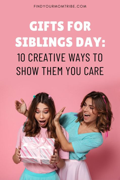 Gifts for Siblings Day can be hard to figure out by yourself. Why not take a look at these? One is sure to fit your siblings perfectly. #siblingsday #giftguide #giftforbrother #giftsforsister #giftsforsiblings #familygifts #bigsistergifts #bigbrothergifts #giftideasforsister #giftideasforbrother #bestgiftforsister #bestgiftforbrother #bestfamilygifts #uniquegiftsforsister #uniquegiftsforbrother #findyourmomtribe Best Gift For Brother, Big Brother Gifts, Gifts For Siblings, Best Gift For Sister, Siblings Day, Unique Gifts For Sister, Best Family Gifts, Big Sister Gifts, Older Siblings