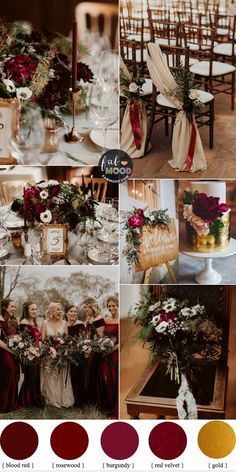 Deep Red Color For Urban Timeless meets Elegant Wedding 1 - Fab Mood | Wedding Colours, Wedding Themes, Wedding colour palettes Haley Davis, Burgundy Weddings, Pretty Wedding Centerpieces, Deep Red Wedding, Burgundy Wedding Centerpieces, Burgundy Wedding Theme, Fall Wedding Color Schemes, Popular Wedding Colors, Red Wedding Theme