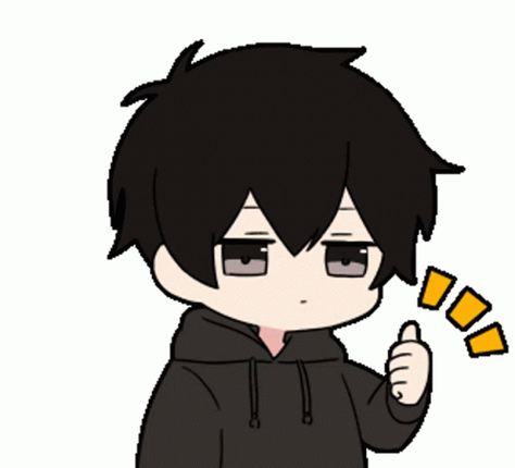 Okay Sticker - Okay - Discover & Share GIFs Anime Aesthetic Gif, Okay Sticker, Menhera Kun, Dibujos Anime Chibi, Kawaii Chan, Chibi Boy, Chibi Anime Kawaii, Anime Expressions, 3d Stickers