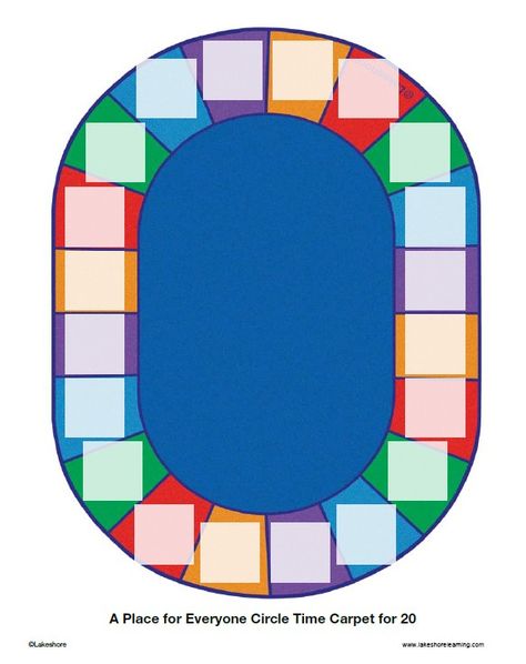 Seating Chart for Lakeshore’s A Place for Everyone Circle Time Carpet for 20. Click on pin to edit and add students' names. Head Start Classroom, Seating Chart Classroom, Classroom Rugs, Diy Window Seat, Kindergarten Rocks, Classroom Rug, Classroom Layout, Kindergarten Ideas, Classroom Furniture