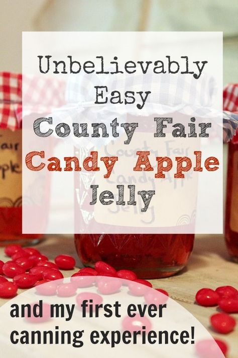 Candy Apple Jelly, Homemade Jellies, Freezer Jams, Boil Cook, Canning Jam, Apple Jelly, Homemade Jelly, Canning Tips, Holiday Sweets