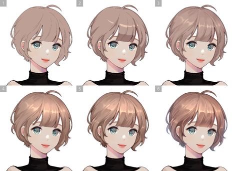 Hair Shading Tutorial, Pose Template, Drawing Hair Tutorial, Draw Hair, Anime Tutorial, Art Help, How To Shade, Coloring Tutorial, Arte Sketchbook