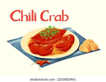 Hand Drawn Chili Crab Illustration Singapore Stock Illustration 2265803961 | Shutterstock Chili Crab, Crab Illustration, Food Illustration, Chili Sauce, Food Illustrations, 3d Objects, Crab, Stock Illustration, Chili