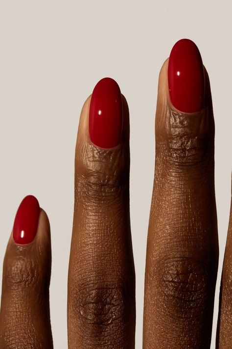 perfect nail color for these cold days. Red Nails On Black Women, Wedding Organisation, Perfect Nail Color, Morello Cherries, Finger Claws, Nails Business, Halloween Nail Art Ideas, Natural Nails Manicure, Plum Nails