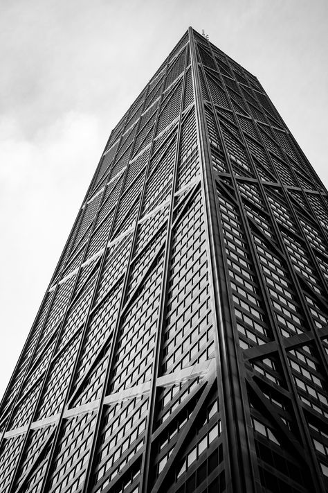 John Hancock Center, Chicago. July, 2016. John Hancock Center Chicago, John Hancock Center, John Hancock, The Windy City, Windy City, Cityscape, Architects, Chicago