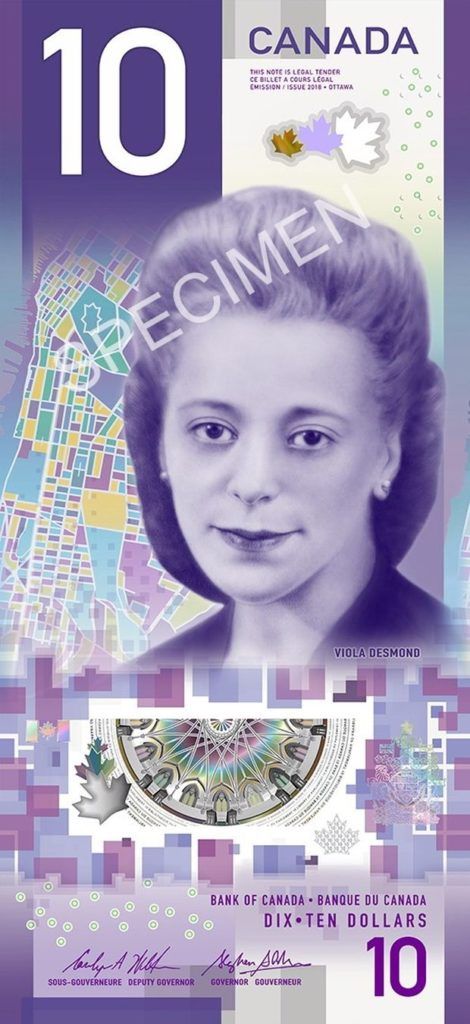 The New Canadian $10 Bill Featuring An Iconic Black Woman Activist Is Now In Circulation - Essence Viola Desmond, 10 Dollar Bill, Dollar Note, 10 Dollar, Kids News, Rosa Parks, Dollar Bill, Nova Scotia, Art Movement