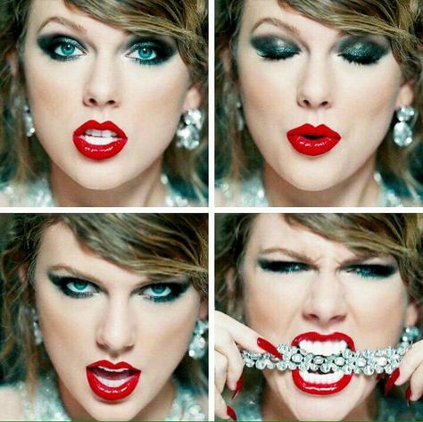 Taylor Swift - LWYMMD Taylor Swift Red Lipstick, Taylor Swift Eyes, Music Video Makeup, Taylor Swift Makeup, Aesthetic Taylor Swift, Concert Makeup, Reputation Era, Taylor Swift Reputation, Taylor Swift Party