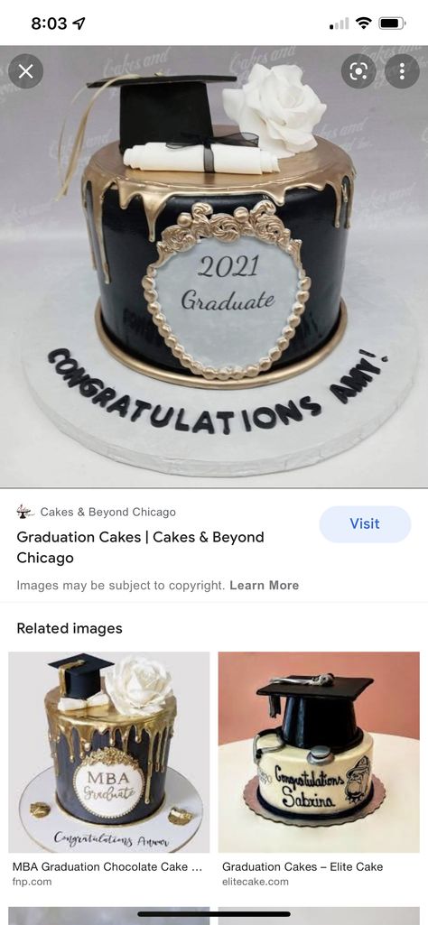 Mba Graduation, Visit Chicago, Graduation Parties, Graduation Cakes, Graduation Party, Chocolate Cake, Cake