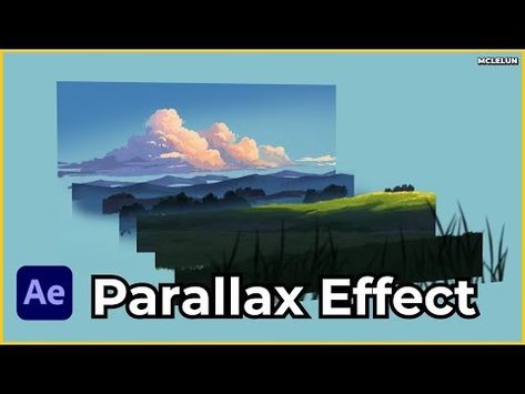 Parallax Effect For 2D Animation Anime Using After Effects - YouTube Parallax Effect Animation, Parallax Animation, After Effect Tutorial, 2d Animation, After Effects, Anime