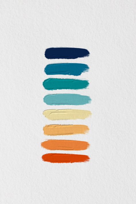 Life Aquatic Color Palette, California Sunset Color Palette, Retro Colours Palette, Cabo Color Palette, Beach Colour Pallet, West Coast Color Palette, San Diego Color Palette, Blue Turquoise Color Palette, Surfer Color Palette