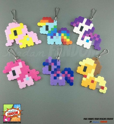 Pony Party Favors, Mlp Birthday, Mlp Party, Pearl Beads Pattern, Easy Perler Beads Ideas, My Little Pony Party, Art Perle, Hama Beads Design, Perler Bead Designs