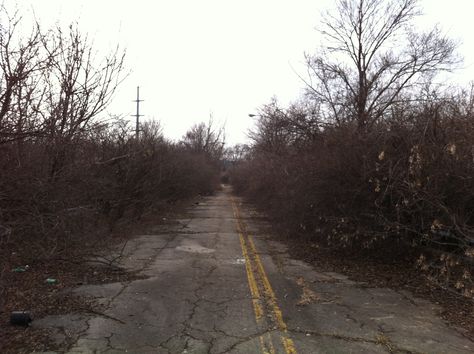 Junkyard Aesthetic, Abandoned Road, Lego Ghost, Road Aesthetic, Midwest Gothic, Park Entrance, Be Good To Me, Ghost Hunters, Liminal Spaces