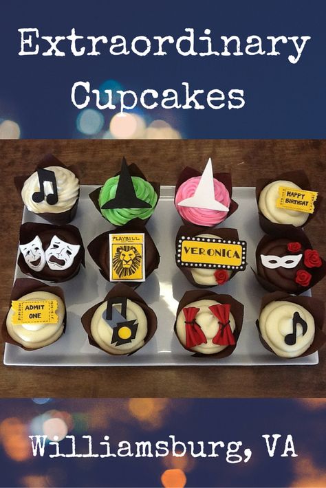 Theatre Cupcakes! Theatre Cupcakes, Theatre Cake, Charlotte Cake, Musicals Funny, Graduation Party Cake, Sweet 16 Themes, Bar Mitzvah Party, Cupcakes Ideas, Gluten Free Cupcakes