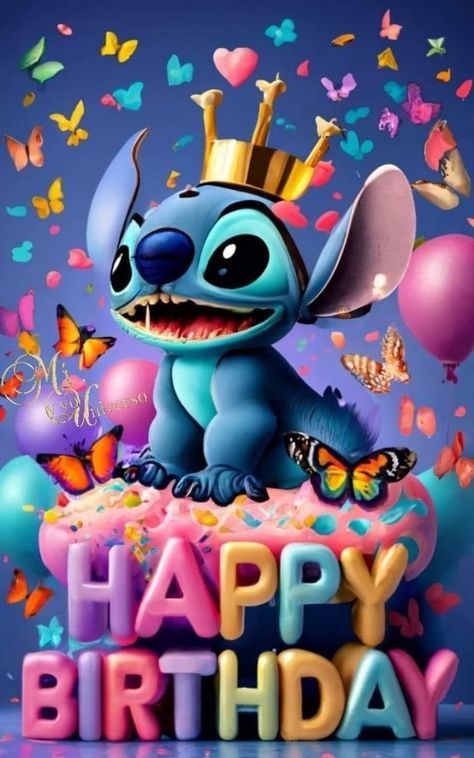 Skye Birthday Party Paw Patrol, Stitch Images, Birthday Stitch, Happy Birthday Wishes Pics, Lilo And Stitch Characters, Birthday Wishes Pics, ليلو وستيتش, Happy Birthday Wishes Photos, Birthday Greetings Friend