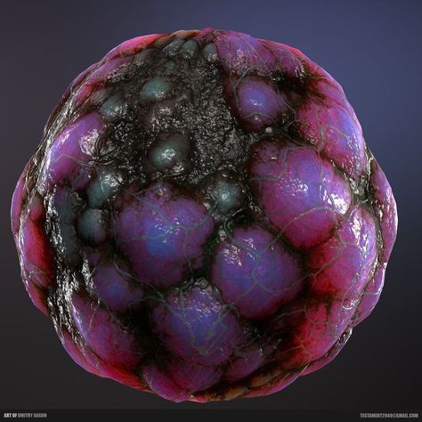 ArtStation - Organic Alien material - Substance Designer Alien Egg Concept Art, Alien Texture, Terrain Texture, Alien Plants, Organic Textures, Rock Textures, Substance Designer, Texture Inspiration, Digital Texture