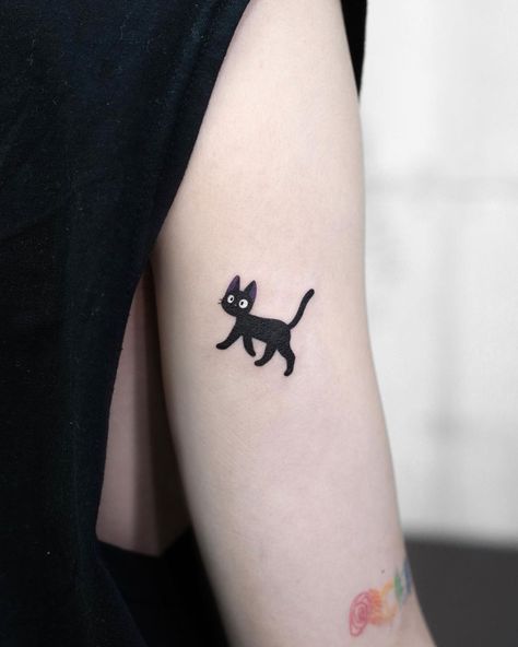 Esoteric Tattoo, Cat Tattoo Simple, Food Tattoos, Buttercream Decorating, Funky Tattoos, Black Cat Tattoos, Scary Tattoos, Beautiful Cake Designs, Stick N Poke Tattoo