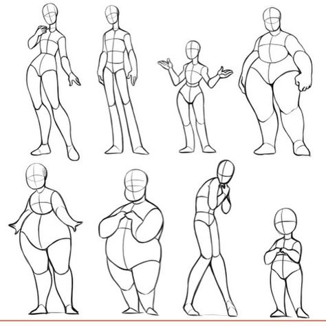 2,072 mentions J’aime, 1 commentaires - Art Tutorial Tips And Tricks (@art.tips.tutorials) sur Instagram : "Studies on different body types . Was this helpful? . Credit Lunaartgallery on tumblr . Follow…" Body Type Drawing, Cartoon Body, Character Design Cartoon, Sketchbook Journal, Draw Cartoon, Human Figure Drawing, Drawing Cartoon, Anatomy Drawing, Poses References