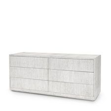 PALECEK Coastal Dresser, Wood Dressers, Faux Shagreen, Solid Wood Dresser, Fiberglass Resin, White Wash Finish, Modern Nightstand, Wood Nightstand, Drawer Fronts