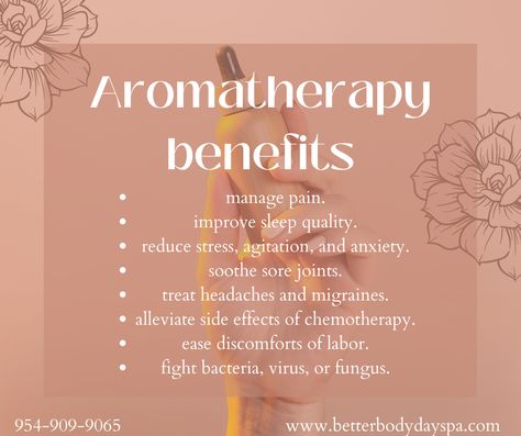 Massage Content Ideas, Massage Therapy Post Ideas, Massage Therapy Content Ideas, Spa Benefits, Massage Ads, Aromatherapy Business, Spa Content, Relax Aromatherapy Blend, Aromatherapy Massage Benefits