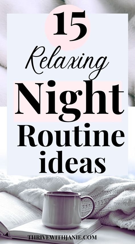 Decent Bed Design, Relaxing Night Routine, Night Routine Ideas, Relaxing Ideas, Perfect Routine, Night Routines, Bed Design Ideas, Relaxing Night, How To Stop Snoring