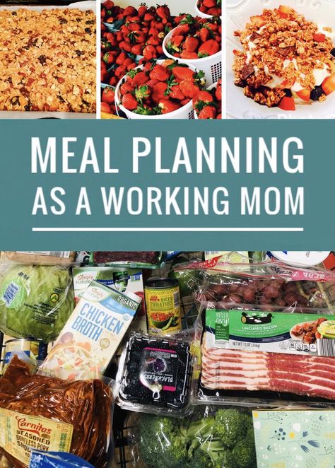 How to Meal Plan as a Working Mom - Glitter On A Dime Working Mom Meals, Busy Mom Recipes, Family Meal Planning, Dinner Prep, Easy Meal Plans, Healthy Work, Make Ahead Meals, Meal Prep For The Week, Working Mom