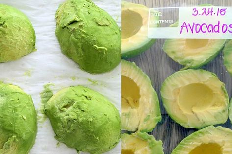 Freezing Avocados, Avocado Hacks, Freeze Avocado, Useful Hacks, Ripe Avocado, Avocado Recipes, Vegan Paleo, Paleo Gluten Free, Food Hacks