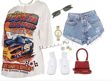 Day Outfit Ideas Summer, Fun Day Outfit, Cute Outfit Inspired, Sneakers Png, Day Outfit Ideas, Outfit Ideas Summer, Swag Outfits For Girls, Chill Outfits