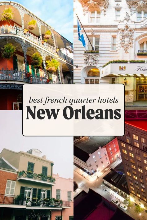 The French Quarter is one of the best places to stay in New Orleans, and our travel advisors rounded up 3 of the best hotels for you. From boutique vibes to luxury aesthetic, these hotels will help you make the most out of your stay. At foratravel.com, we’ll help you find hotels that fit both your budget and travel style, while unlocking cool perks and extras at the best hotels in New Orleans’ French Quarter and beyond! Best Hotels In New Orleans, Hotels In New Orleans, Bourbon Orleans Hotel, French Quarter Hotels, Travel Agent Career, Bucket List Hotels, Hotel Monteleone, New Orleans Hotels, New Orleans French Quarter