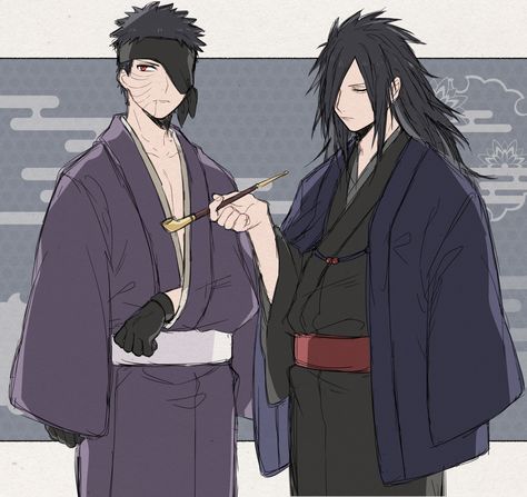 Tags: Fanart, NARUTO, Pixiv, Uchiha Madara, Uchiha Obito, Fanart From Pixiv, Uchiha Clan, Pixiv Id 3936903 Madara Funny, Obito And Madara, Madara And Obito, Obito Kid, Madara Obito, Madara Vs Hashirama, Poses Manga, Uchiha Obito, Uchiha Madara