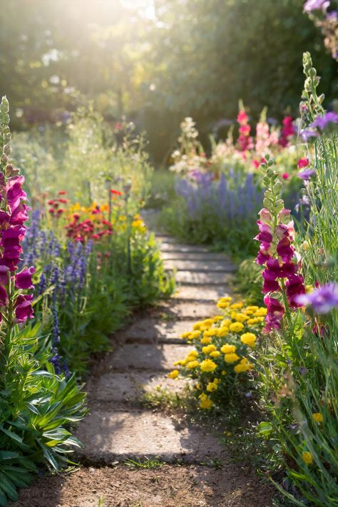 Summer Blooming Flowers Summer Blooming Flowers, Zinnia Garden, Flowers To Plant, List Of Flowers, Garden Walkway, Backyard Inspo, Daylilies, Blooming Flowers, Dream Garden