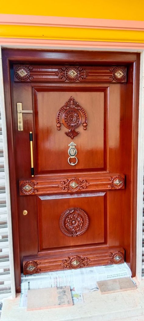 Lastest wooden door ideas Trending wooden door designs 2023 Stylish wooden door ideas Simple Main Door Design Entrance, Wooden Door Ideas, Main Door Design Entrance, Indian Main Door Designs, Main Door Design Photos, Pooja Door, Simple Furniture Design, Pooja Door Design, Main Doors