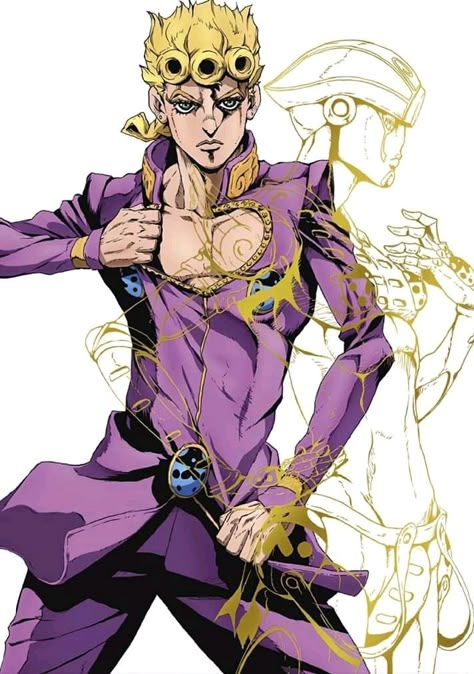 Giorno Giovanna Jojo Stands, Jojo Jojo, Jojos Bizarre Adventure Jotaro, Jojo's Adventure, Bizarre Art, Jojo Parts, Jojo's Bizarre Adventure Anime, Model Sheet, Japon Illustration