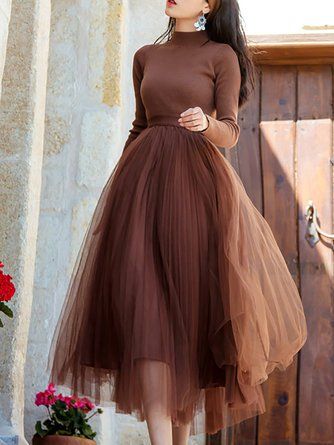 Yeezy Outfit, Evening Midi Dress, Skirt Tulle, Wedding Classy, Classy Dresses, Prom Midi Dress, Soiree Dress, Tulle Midi Skirt, Elegant Midi Dresses