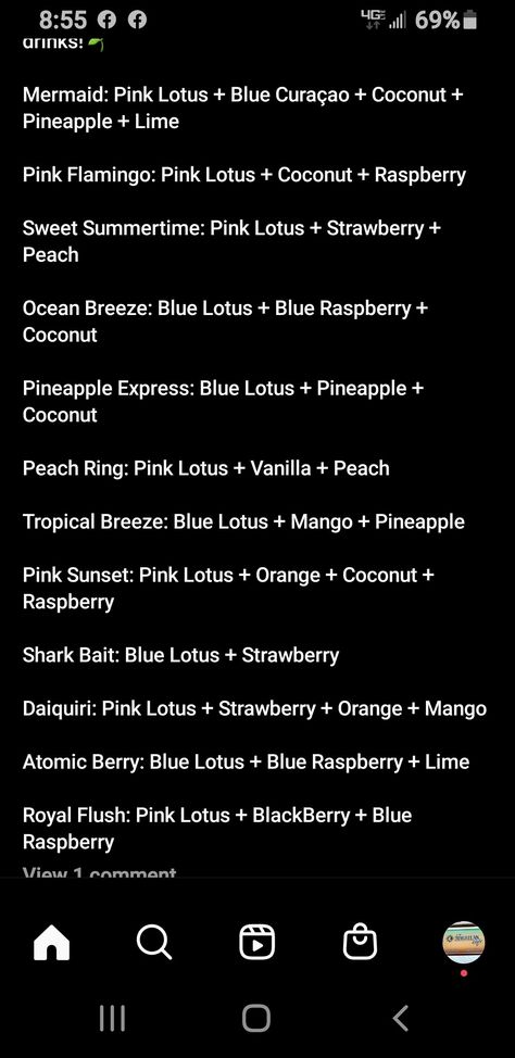 Peach Ring Lotus Drink, Fall Red Bull Drinks, Pink Lotus Recipes, Lotus Drink Recipes Summer, Spring Lotus Drinks, Summer Lotus Drinks, Blue Lotus Drink Recipes, Purple Lotus Energy Drink Recipes, Lotus Combinations