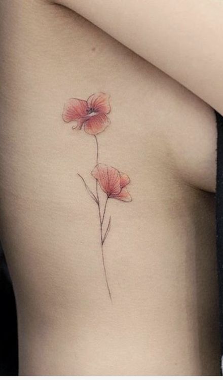 Moon Poppy Tattoo, Purple Poppy Tattoo, Amapola Tattoo, Flower Tattoo Ear, Lilly Flower Tattoo, Butterfly Ankle Tattoos, Classy Tattoos For Women, Poppy Flower Tattoo, Poppy Tattoo