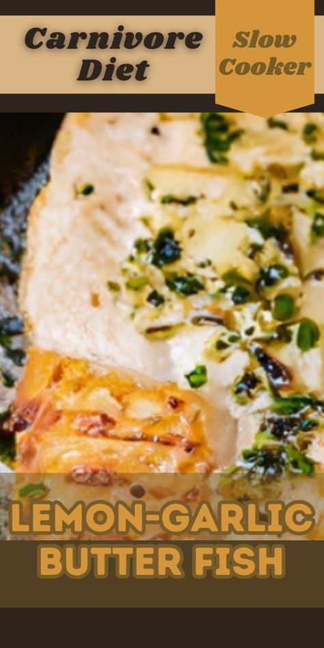 Try this delicious Lemon-Garlic Butter Fish recipe. For more recipes follow my page. #carnivorediet #carnivore #healthyrecipes #upgradedhealth #recipes Carnivore Fish Recipes, Keto Fish Recipes, Butter Fish Recipe, Butter Fish, Metabolism Foods, Carnivore Recipes, Ketogenic Desserts, Fish Fillets, Carnivore Diet