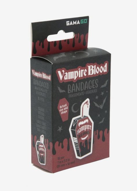 Goth School Supplies, Vampire Blood, All Candy, Lip Art, The Vampire, Latex Free, Hot Topic, Pet Accessories, School Supplies