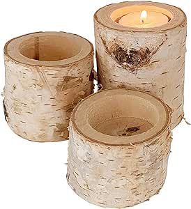 Birch Bark Candles, Winter Tray, Candle Holder Wood, Wood Table Decor, Birch Wedding, White Candle Sticks, Wooden Candle Holder, Wooden Snowflakes, Wooden Candle