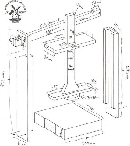 dutch cheese press Tofu Press, Cheese Press, Cheese Making Recipes, Food Thoughts, Dutch Cheese, Cider Press, T3 Vw, Diy Cheese, Dutch Style