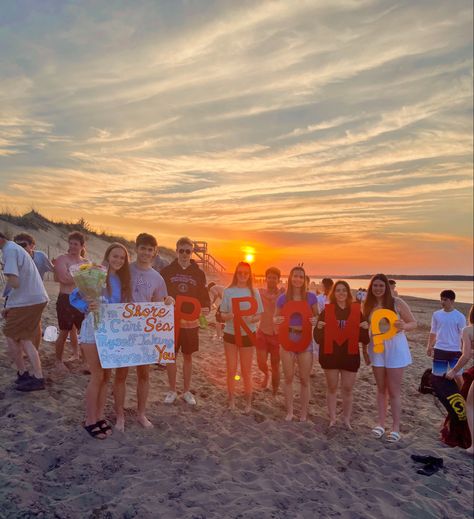 #beachpromposal #promposal #promposalideas #prom2023 #promdress #beach #beachcouple #sunset #beachsunset Beach Promposal, Beach Theme, Beach Sunset, Beach Themes, Prom