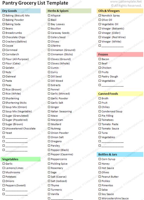 grocery list template for pantry food Grocery List Moving In, New Home Pantry Essentials, Move In Grocery Checklist, First Apartment Pantry Checklist, New Home Food Shopping List, Pantry Starter List, Food Essentials For First Apartment, First Shopping List For New Home, Pantry List For New House