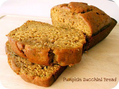 Pumpkin Zucchini Bread | Six Sisters' Stuff Pumpkin Zucchini Bread, Pumpkin Zucchini, Zucchini Bread Healthy, Tortilla Rolls, Zucchini Bread Recipes, Pumpkin Butter, Idea Room, Homemade Baby Foods, Tasty Kitchen