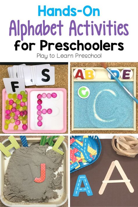 10 fun, creative ways for preschoolers to practice their letter recognition and letter-sound connection. Preschoolers will enjoy these activities and will be learning at the same time! #alphabetactivities #letterrecognition #preschool Fun Ways To Teach Letter Recognition, Fine Motor Alphabet Activities For Preschoolers, Letter Fine Motor Activities, Review Letters For Preschool, Letter Projects For Preschool, Fun Ways To Learn Letters, Preschool Letter Activities, Preschool Alphabet Activities, Letter Recognition Activities Preschool