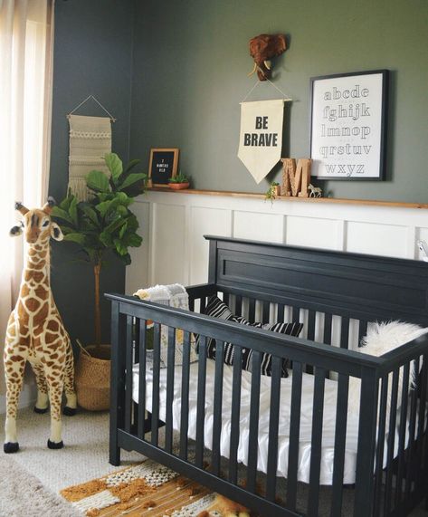 Project Nursery - Loving how our Autumn 4-in-1 Convertible Crib is styled in this safari nursery! Buy it now here: https://davincibaby.com/collections/cribs/products/autumn-4-in-1-convertible-crib Nursery Wall Decor Boy, Baby Nursery Inspiration, Nursery Trends, Nursery Name Sign, Nursery Room Design, Baby Boy Room Nursery, Baby Room Inspiration, Nursery Room Inspiration, Nursery Decor Boy