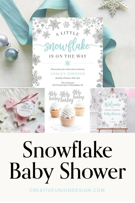 Your little snowflake is on the way. It’s time to plan the cutest baby shower for your mom-to-be. Our snowflake theme baby shower is the perfect theme for a winter celebration with friends and family. Are you having a boy or girl? We have you covered, with pink and blue designs to choose from. Shop invitations, signage, games, decorations, favors and more. Snowflake On The Way, A Snowflake Is On The Way, A Little Snowflake Is On The Way, Little Snowflake Baby Shower Ideas, Snowflake Baby Shower Ideas, Snowflake Is On The Way, Baby Girl Gender Reveal, Celebration With Friends, Winter Baby Shower Themes