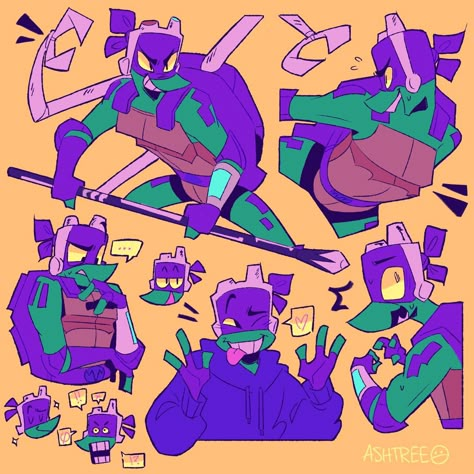 Rottmnt Art, Rottmnt Fanart, Donnie Tmnt, 2012 Tmnt, Teenage Turtles, Donatello Tmnt, Turtle Tots, Usagi Yojimbo, Teenage Mutant Ninja Turtles Artwork