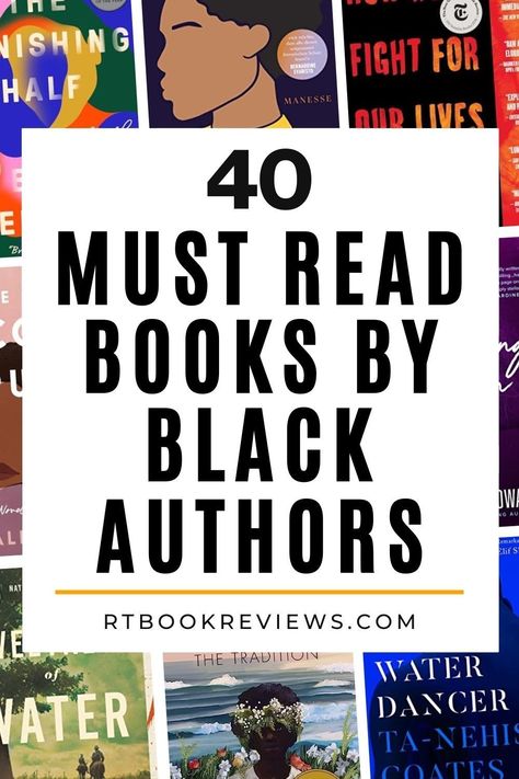 From the poetry of historical figures & memoirs of accomplished African American politicians, comedians, & creators to authors of science & fantasy, let us introduce you to 40 must-read books by Black authors! Tap to see our list. #blackauthors #bestblackauthors #booksbyblackauthors #bestbookstoread Books Written By Black Authors, African American History Books, Books By African American Authors, Good Books For Black Women, African American Authors Reading Lists, Books By Poc Authors, Best Books By Black Authors, Black Women Authors, Classic Books By Black Authors