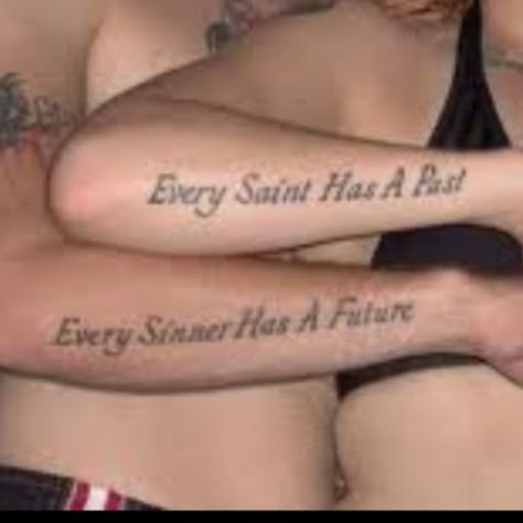 I love this quote! Married Couple Tattoos, Marriage Tattoos, Him And Her Tattoos, Couple Tattoos Unique Meaningful, Couple Tattoos Love, Wife Tattoo, Best Couple Tattoos, Couples Tattoos, Cute Couple Tattoos