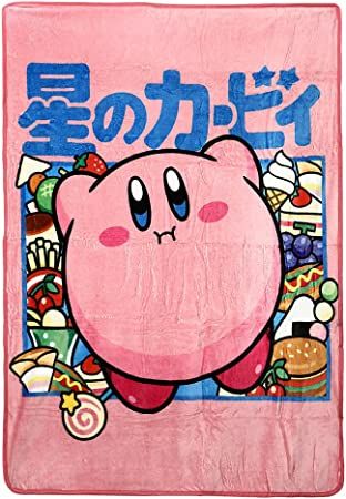 Kirby Character, Pink Throws, Plush Throw Blankets, Print Blanket, Flannel Material, Fleece Throw, Fleece Throw Blanket, Soft Blankets, Playful Design